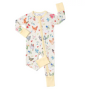 Soft Bamboo Zipper Baby Pajamas