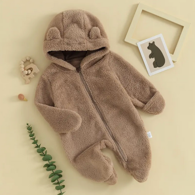 Baby Cozy Bear Winter Romper
