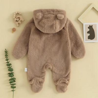 Baby Cozy Bear Winter Romper