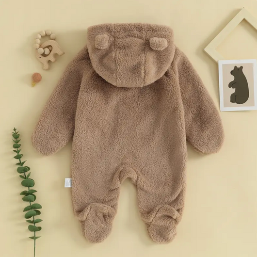 Baby Cozy Bear Winter Romper