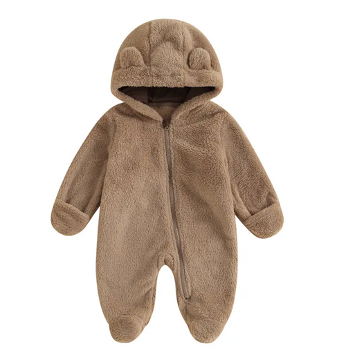 Baby Cozy Bear Winter Romper