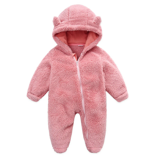 Baby Cozy Bear Winter Romper