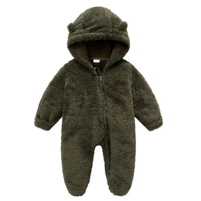 Baby Cozy Bear Winter Romper