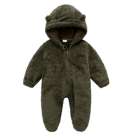 Baby Cozy Bear Winter Romper