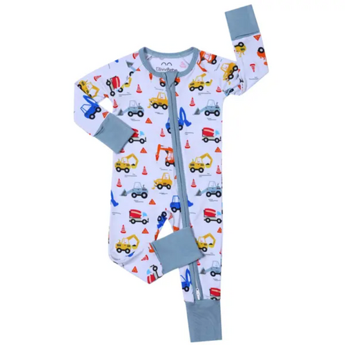 Soft Bamboo Zipper Baby Pajamas